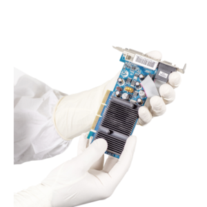 Sterile polychloroprene cleanroom gloves, offering users chemical resistance and tactility