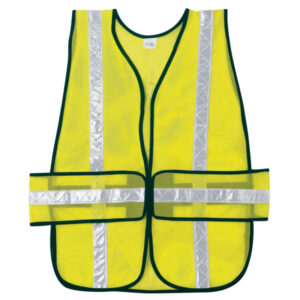 Lime Reflective Hi Visibility Mesh Safety Vest
