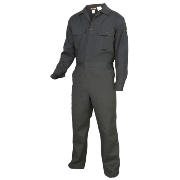 Gray Flame Resistant FR Coveralls