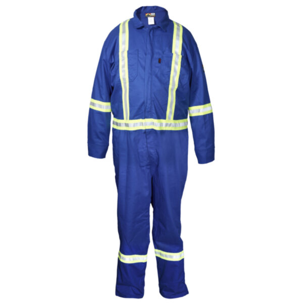 Royal Blue Flame Resistant Reflective FR Coveralls
