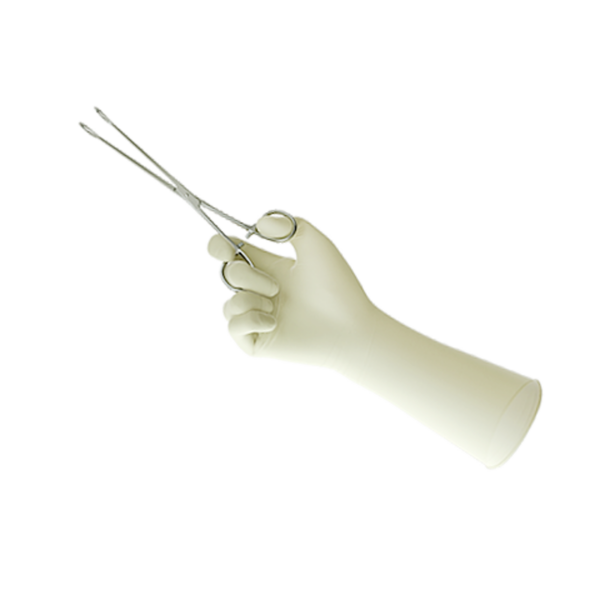 Powder-free surgical gloves, with a latex formulation for a soft, sensitive, natural fit