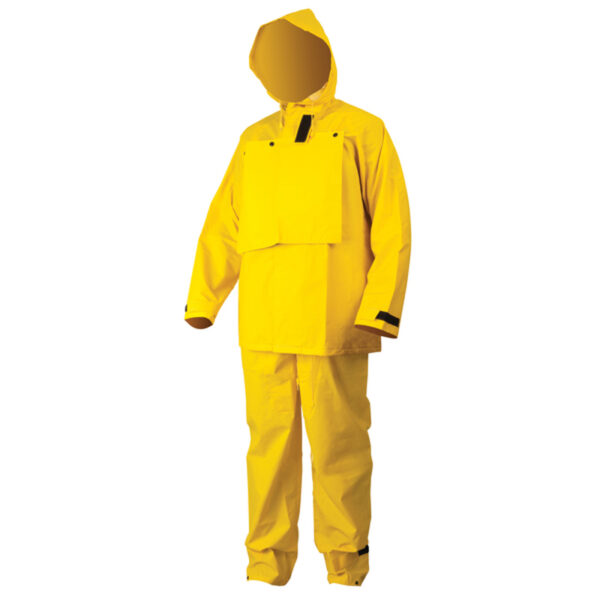 Yellow PVC Hydroblasting Rain Suit