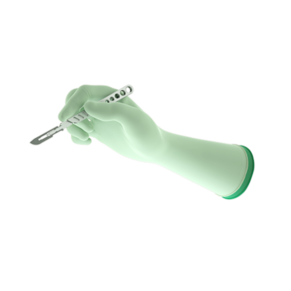 Polyisoprene surgical gloves for sensitive skin, delivering heightened tactile sensitivity