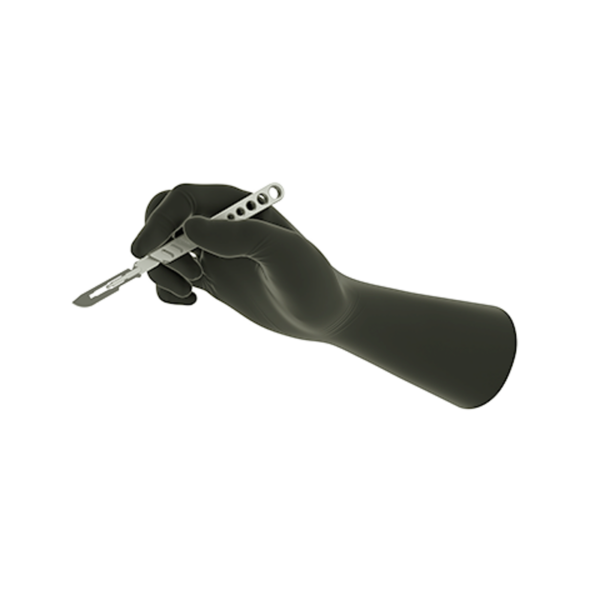 Polyisoprene, personal protective shield protects hands from scattered radiation exposure during fluoroscopic procedures1