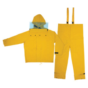 Yellow PVC Hydroblasting Rain Suit