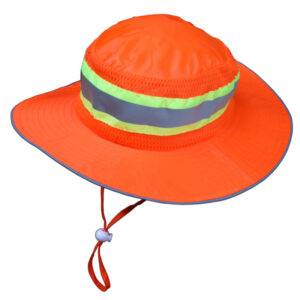 Hi-Visibility Reflective Orange Boonie Hat