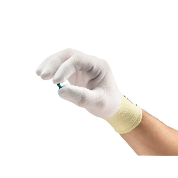 Finger tip coated glove for light and delicate applications