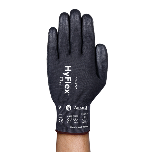 Our lightest thinnest ANSI A7 / ISO level F cut resistant touchscreen glove