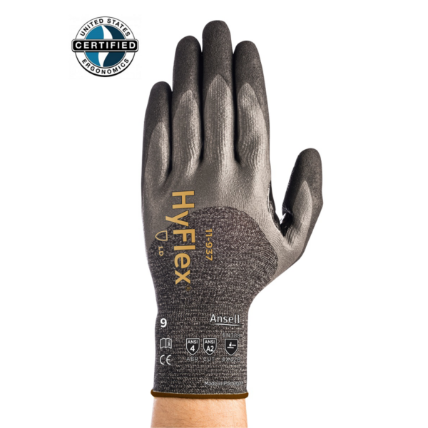 Lightest weight gloves* with cut + oil protection for enhanced safety