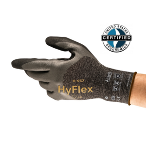 Lightest weight gloves* with cut + oil protection for enhanced safety