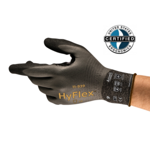 Lightest weight gloves with cut + oil protection for enhanced safety