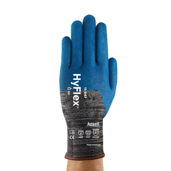 Medium duty cut and abrasion resistant gloves