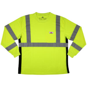 Hi Vis Fluorescent Lime Safety Work T-Shirts