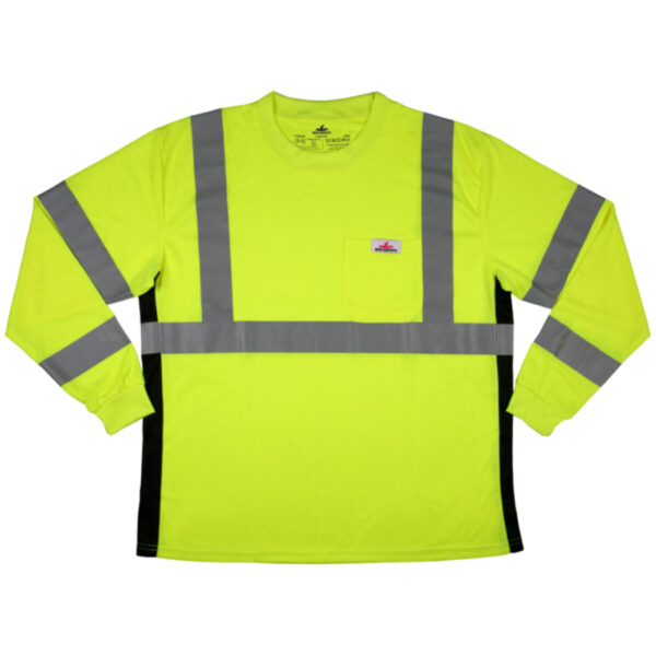 Hi Vis Fluorescent Lime Safety Work T-Shirts