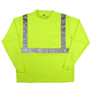 Hi Vis Fluorescent Lime Safety Work T-Shirts