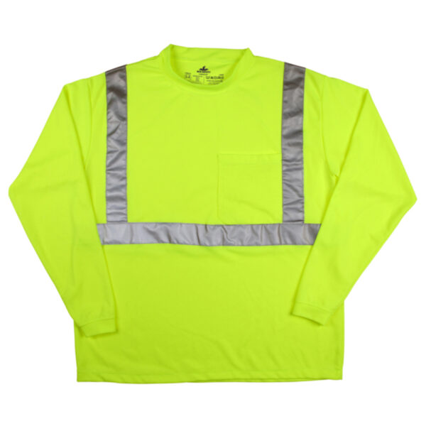 Hi Vis Fluorescent Lime Safety Work T-Shirts