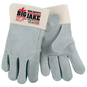Big Jake Cut Resistant Leather Palm Work Gloves