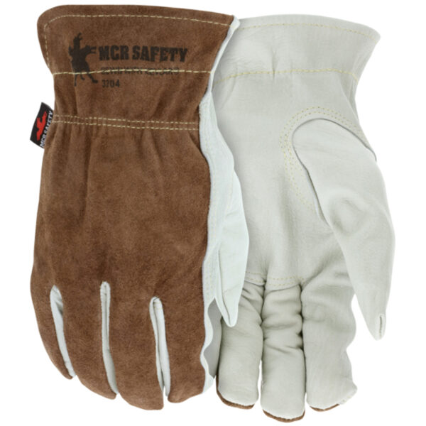 Kevlar® Lined Leather Drivers Work Gloves
