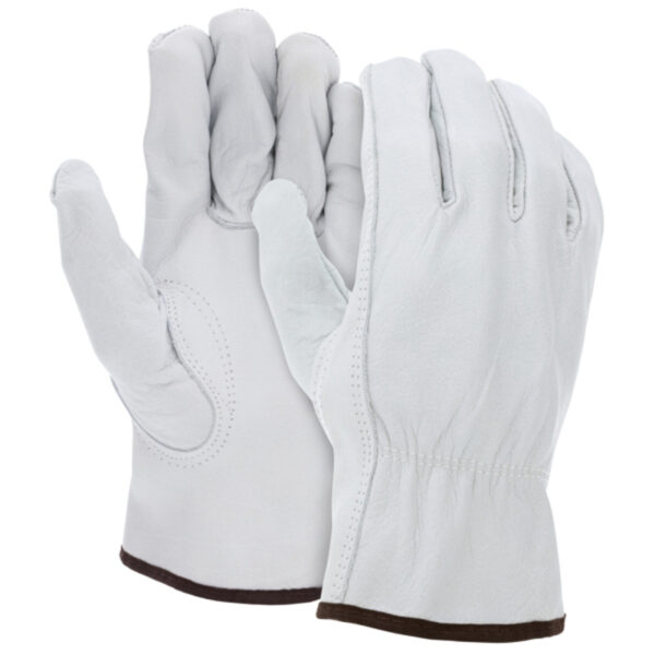 Buffalo Leather Drivers Work Gloves MCR Safety