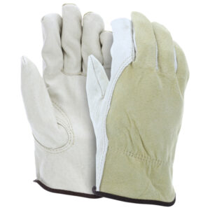 Pigskin Leather Drivers Work Gloves