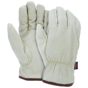 Pigskin Leather Drivers Insulated Work Gloves