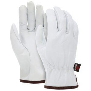 Goatskin Leather Drivers Cut Resistant Work Gloves