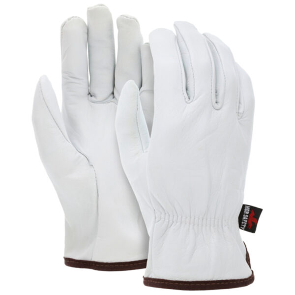 Goatskin Leather Drivers Cut Resistant Work Gloves