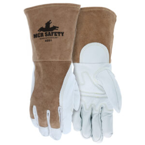 Premium Goatskin Leather Palm Work Gloves