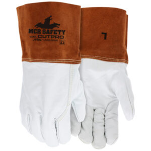 Cut Resistant Leather Welding Work Gloves