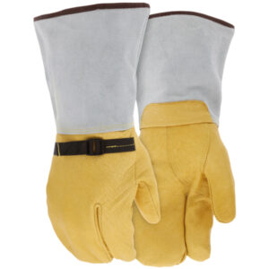 Leather Welding Work Gloves Wool Lined