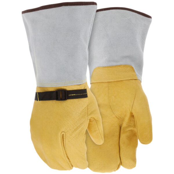 Leather Welding Work Gloves Wool Lined