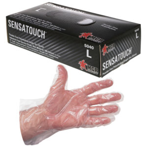 Disposable Polyethylene Powder Free Gloves