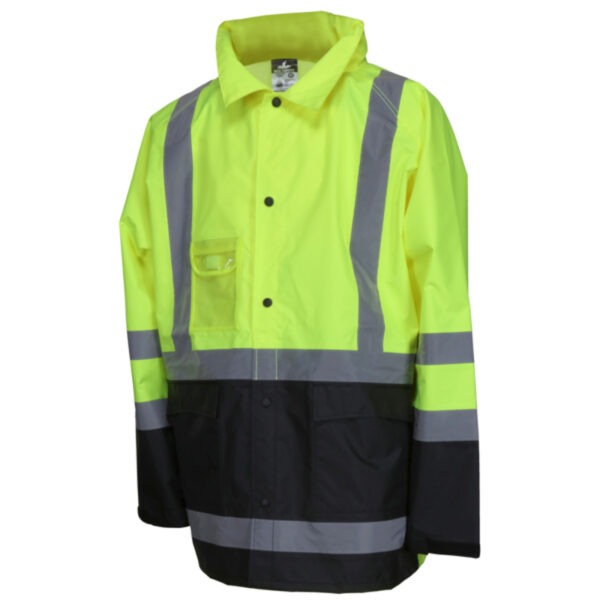 Class 3 Hi-Vis Waterproof Rain Jacket