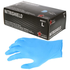 Blue Disposable Nitrile Gloves