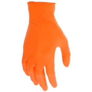 Disposable Single Use Orange Nitrile Gloves