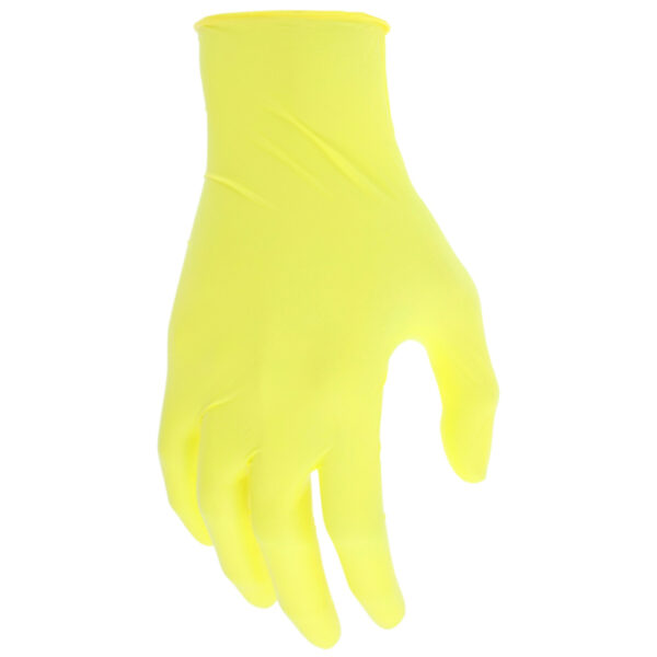 Disposable Single Use Yellow Nitrile Gloves