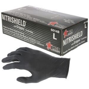 Powder Free Black Disposable Nitrile Gloves