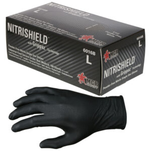 Powder Free Black Disposable Nitrile Gloves