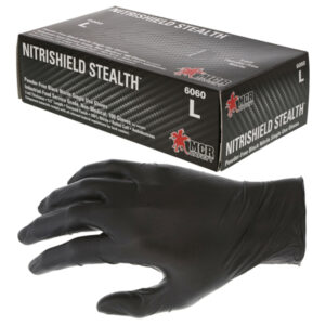 Powder Free Black Nitrile Disposable Gloves