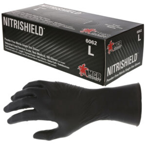 Powder Free Black Nitrile Disposable Gloves