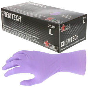 Powder Free Lilac Tri-Polymer Disposable Gloves