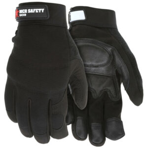 Leather Padded Palm Mechanics Work Gloves