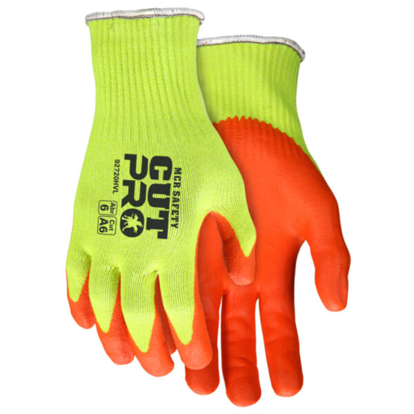 Hi-Vis Cut Resistant Work Gloves