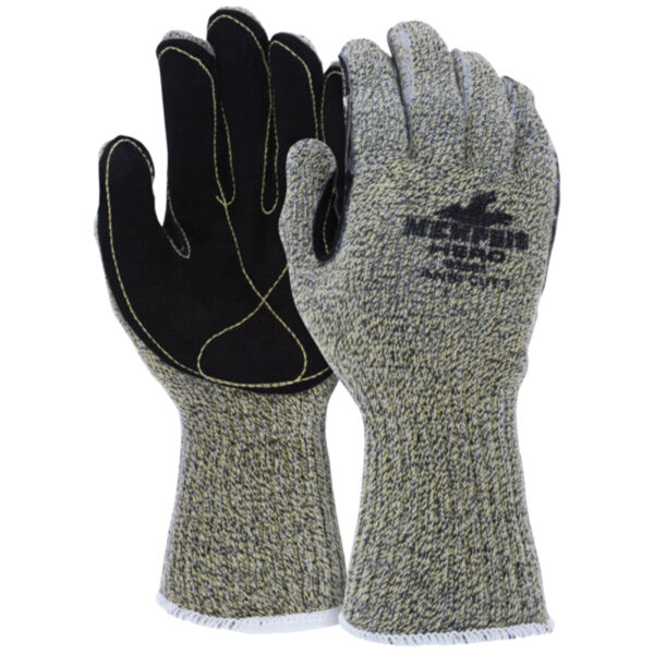 Cut Resistant Leather Palm Work Gloves