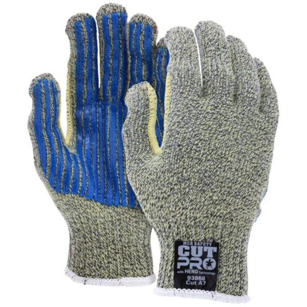 Cut Resistant Work Gloves Striped Palm