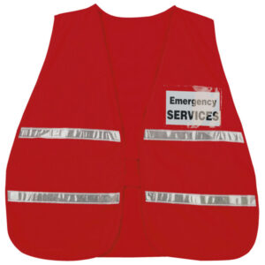 Incident Command Red Safety Vest