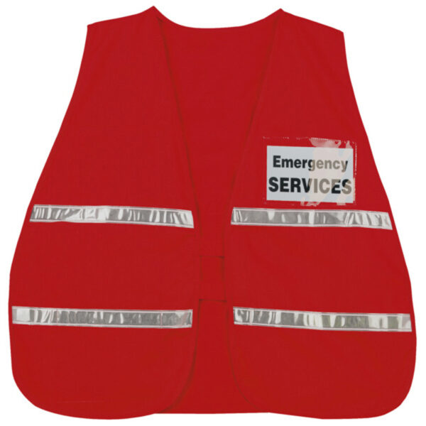 Incident Command Red Safety Vest