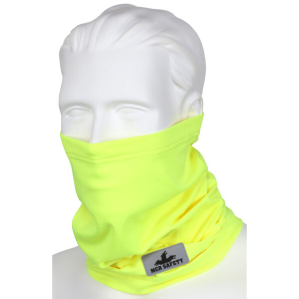 Hi-Vis Lime Insulated Fleece Lined Neck Gaiter