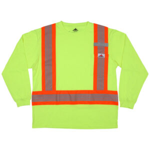 Hi Vis Fluorescent Lime Safety Work T-Shirts