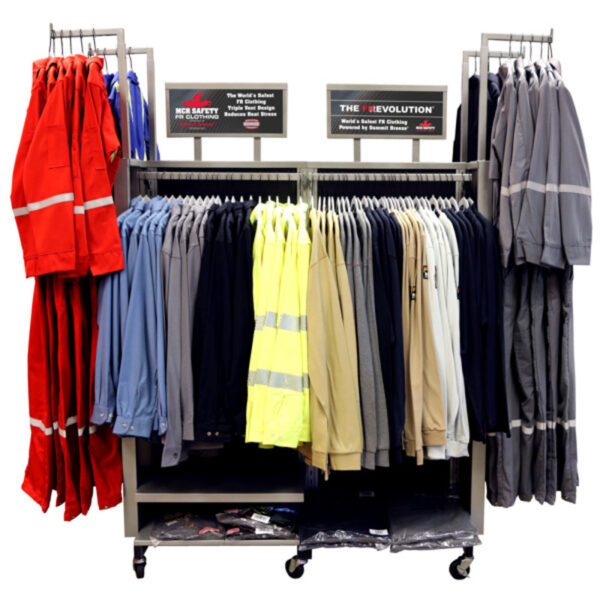 Display Rack for Hanging Garments